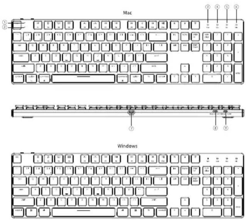Keychron K5 SE - K5SE BLUETOOTH MECHANICAL KEYBOARD SPECIFICATIONS - 1
