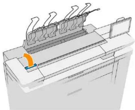 HP PageWide XL 3950 - Udskiftning af printhoveder - 5