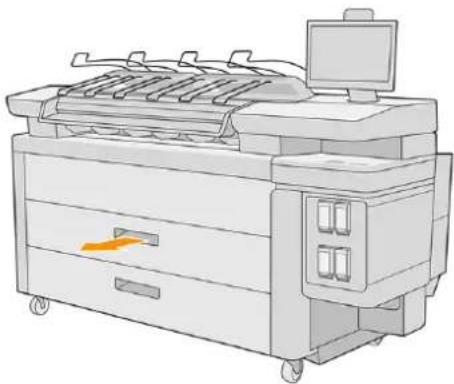 HP PageWide XL 3950 - Ilæg rullepapir - 3
