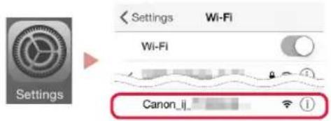 Settings Wi-Fi Wi-Fi Canon_ii