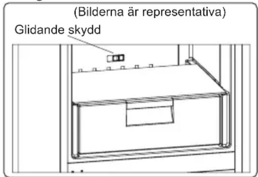 (Bilderna är representativa) Glidande skydd