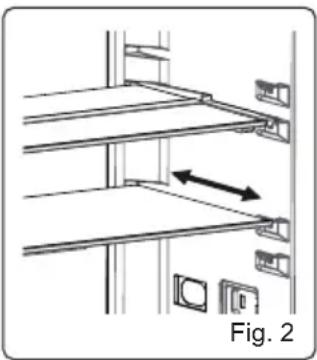 Cylinda K4085HE - Adjustable Glass Shelf (In some models) - 2