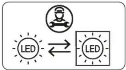 Cylinda K4085RFHE - Udskiftning af LED-belysning - 2