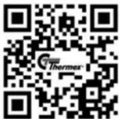 QR code with central logo and text 'Thermax' visible in the image