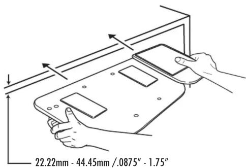 22.22mm - 44.45mm/.0875" - 1.75"