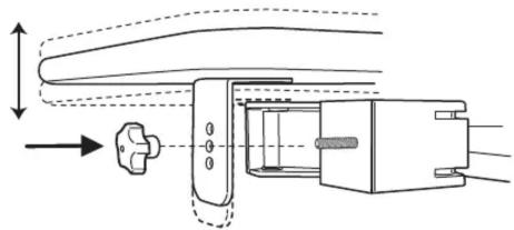 Technical diagram of a mechanical assembly with no visible text or symbols