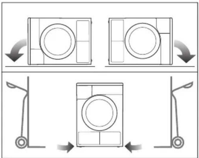 MIELE TEC675WP 125 Edition - Tørretumbleren transporteres - 1
