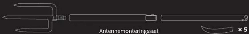 Antennemonteringssæt × 5