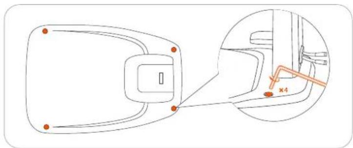 SEGWAY Navimow i108E - Fastgør placeringer - 1