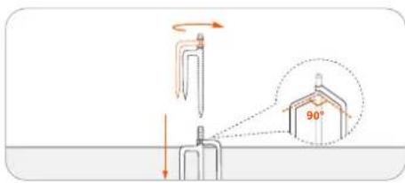 SEGWAY Navimow i108E - Montering af GNSS-antennen - 3