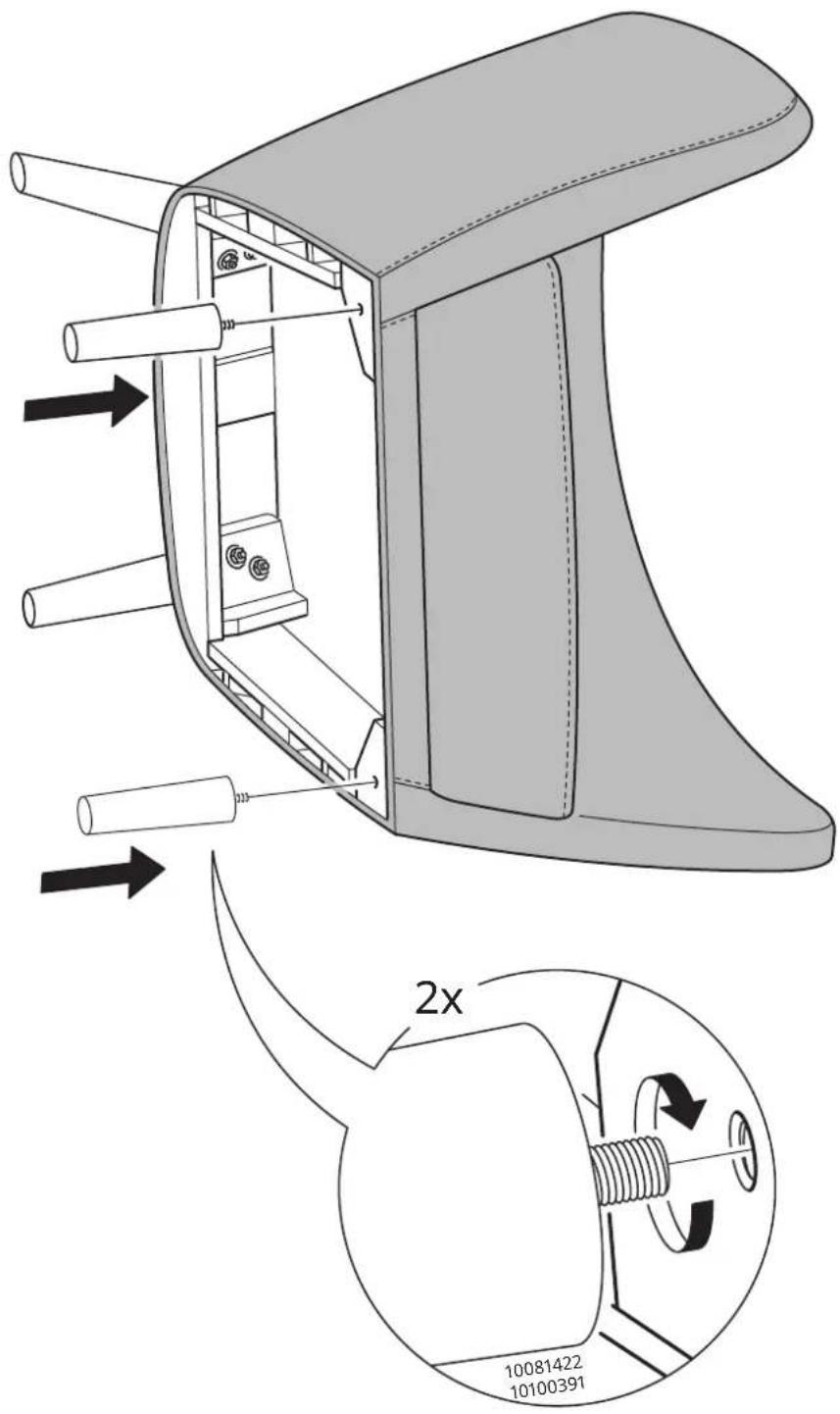 Technical diagram of a mechanical device with labeled parts and 2x speed annotation