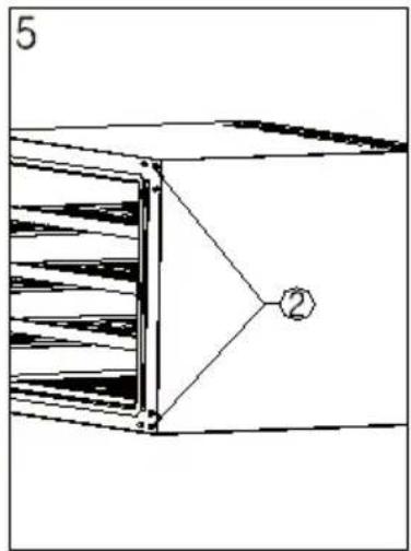 Pure technical line drawing of a mechanical component with no text or symbols