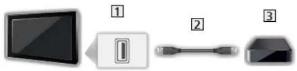 PANASONIC TV-77Z93AEK - USB-enhed - 1