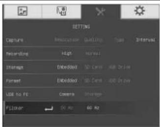 BETTING Capture Resource Quality Type Interval Recording High Normal Interrupt Embedded 30 Cans Alt Drive Forest Embedded 30 Cans Alt Drive USB to PC Camera Storage Fillet 50 Hz 80 Hz