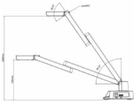 300mm 150mm 80° Jmm*0° 80°