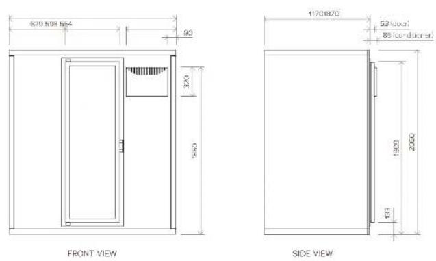 Vintec ESPACE1000-EXT - Installing your cellar - 1