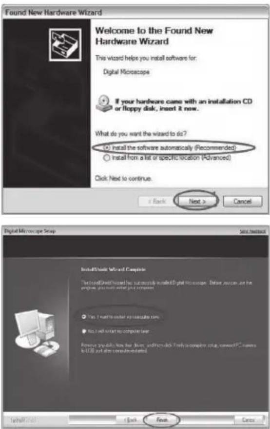 Found New Hardware Wizard Welcome to the Found New Hardware Wizard This wizard helps you install software for: Digital Microscope If your hardware came with an installation CD or floppy disk, insert it now. What do you want the wizard to do? Install the software automatically (Recommended) Install from a list or specific location (Advanced) Click Next to continue. i Back Next > Cancel Digital Microscope Setup New installed Install Tools Wizard Complete The tool could have successfully installed Digital Microscope. Before you can use the program, you must install your computer. Yes I want to install an automatic system. No I will start my computer user. Forming to include how her device, and then do "Hello" complete this program, cannot't become a USB or also considered installed. Install Next < Back Next Cancel
