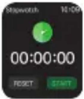 Stopwatch 10:09 00:00:00 RESET START