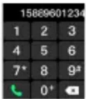15869601234 1 2 3 4 5 6 7* 8 9# 0+