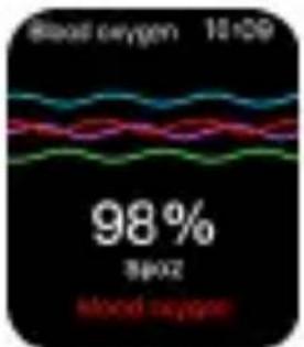 Blood oxygen 10:49 98% BROZ blood oxygen