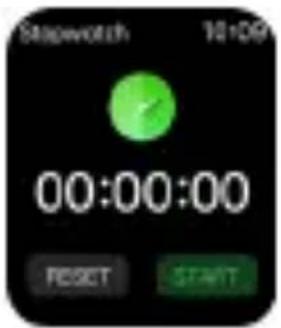 Stopwatch 10:09 00:00:00 RESET START