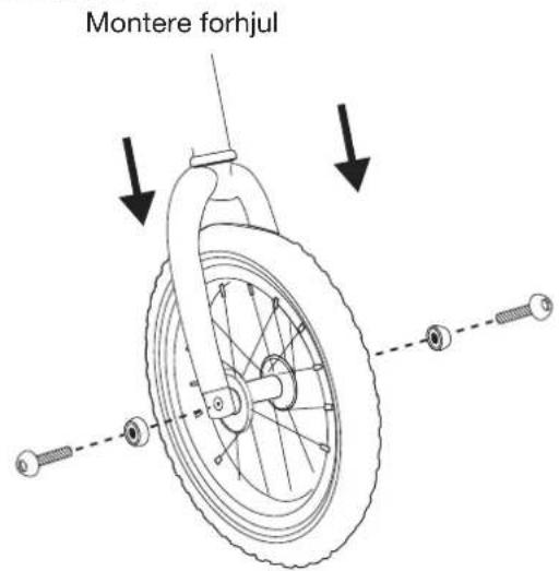 Montere forhjul