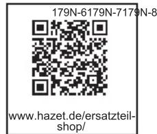 179N-6179N-7179N-8 www.hazet.de/ersatzteil- shop/