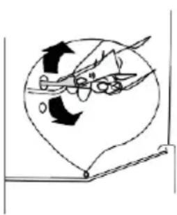 Scandomestic BIC249WE - Clean drain hole - 1