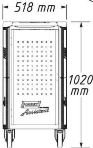 518 mm 1020 mm MADORY Assistant