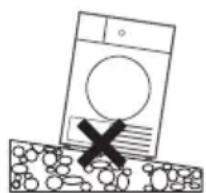 Scandomestic TDH8WA3 - Installationsposition Advarsel - 1