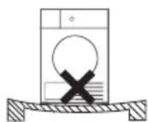 Scandomestic TDH8WA3 - Installationsposition Varning - 2