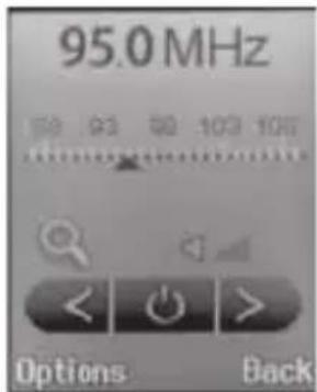 95.0 MHz Options Back