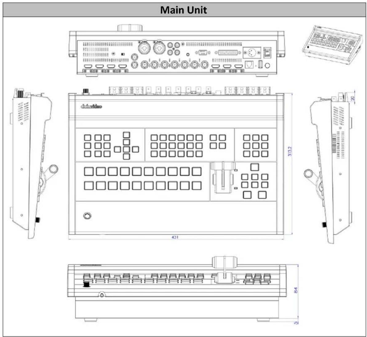 Main Unit 431 84 5 20 313.2
