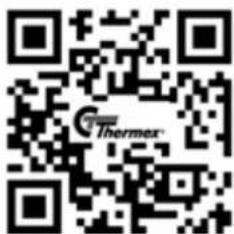 QR code with central logo and text 'Thermax' visible in the image