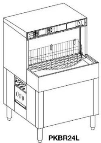 Perlick PKBR24 - INSTALLATION AND OPERATION INSTRUCTIONS PERLICK BATCH ROTARY GLASSWASHERS - 1