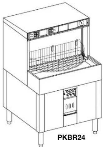 Perlick PKBR24 - INSTALLATION AND OPERATION INSTRUCTIONS PERLICK BATCH ROTARY GLASSWASHERS - 2