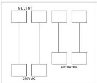 GENERAL Life FH25 - WIRING DIAGRAM FOR ACTUATORS - 1