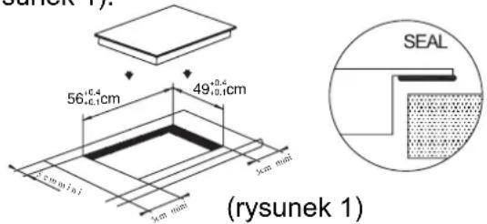 yrsunek 1) 56+0.4 +0.1cm 49+0.4 +0.1cm 3cm mm 3cm mm 3cm mm SEAL (yrsunek 1)
