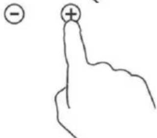 - + ↑