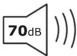 70dB
