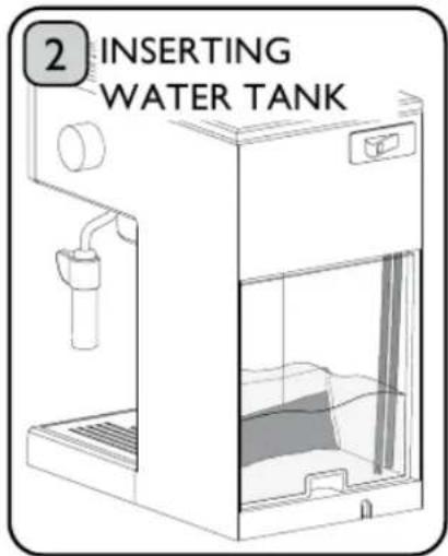 2 INSERTING WATER TANK