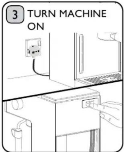 3 TURN MACHINE ON