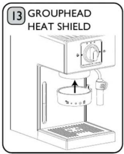 13 GROUPHEAD HEAT SHIELD