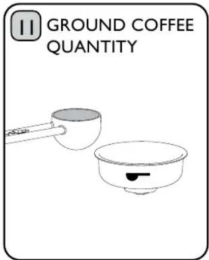 II GROUND COFFEE QUANTITY