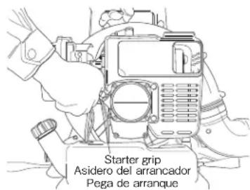 Starter grip Asidero del arrancador Pega de arranque