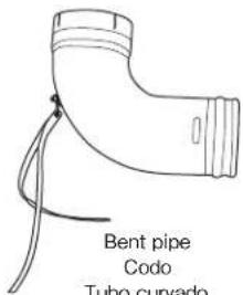 Bent pipe Codo Tubo curvado