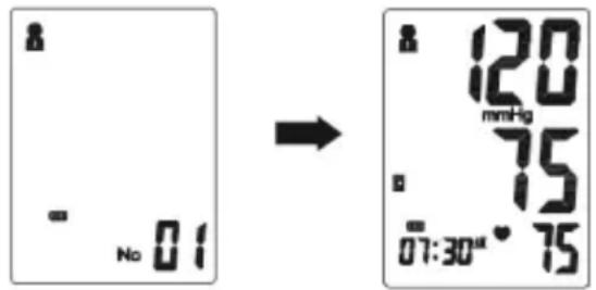 8 - No 01 → 8 120 mmHg 75 8 07:30"·75