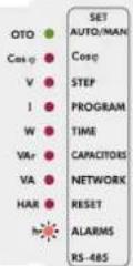 ENTES RG3-15CLS - 3.9.d.c Programming the Switching Off of the Capacitor Steps in Case of Harmonic Alarm - 3