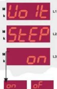 M Uo it L1 k M STEP L2 k M on L3 k on of