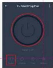 EU Smart Plug Plus Control buttons